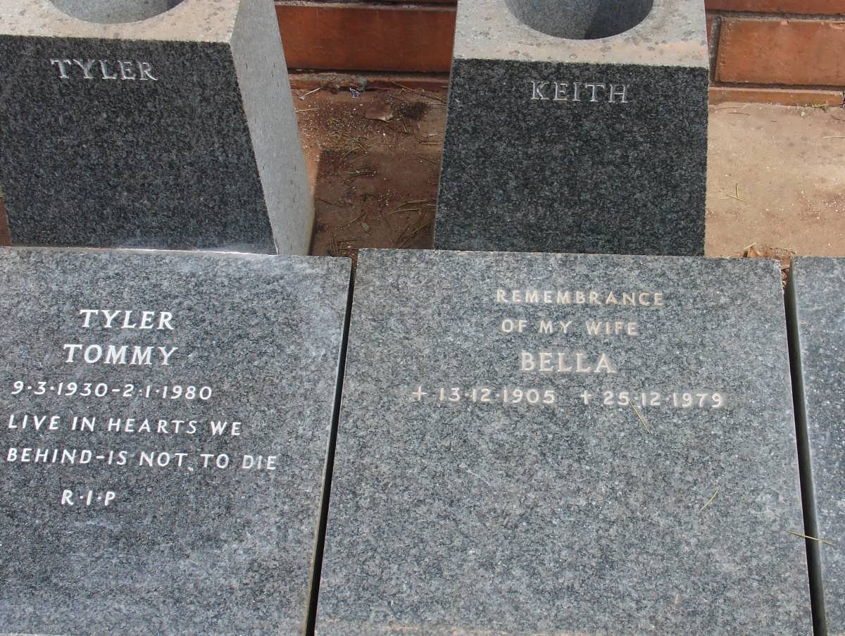 TYLER Tommy 1930-1980 :: KEITH Bella 1905-1979