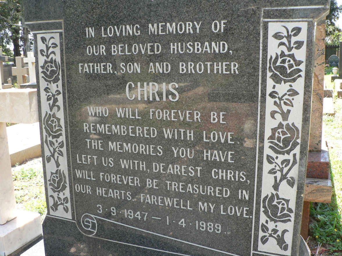 TZANGARIS Chris 1947-1989