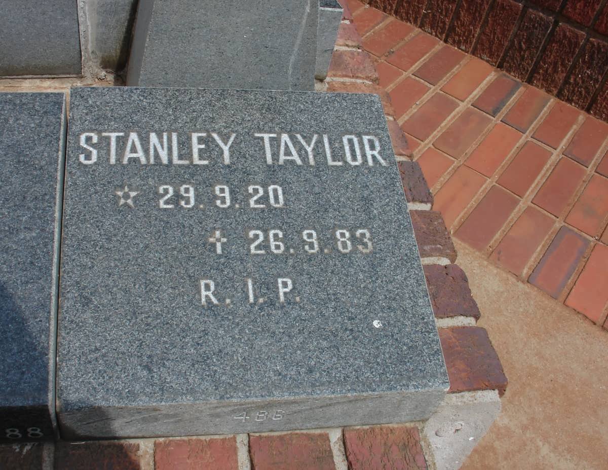 TAYLOR Stanley 1920-1983
