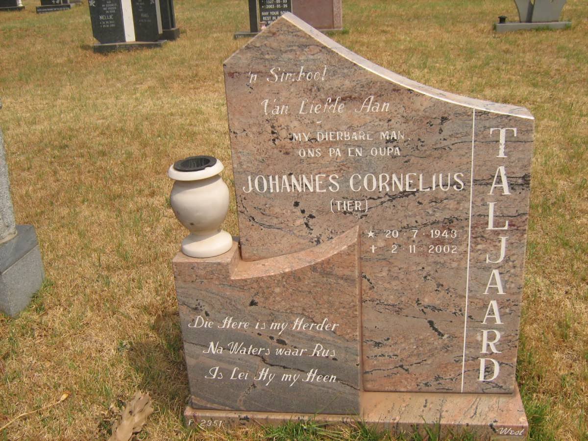 TALJAARD Johannes Cornelius 1943-2002
