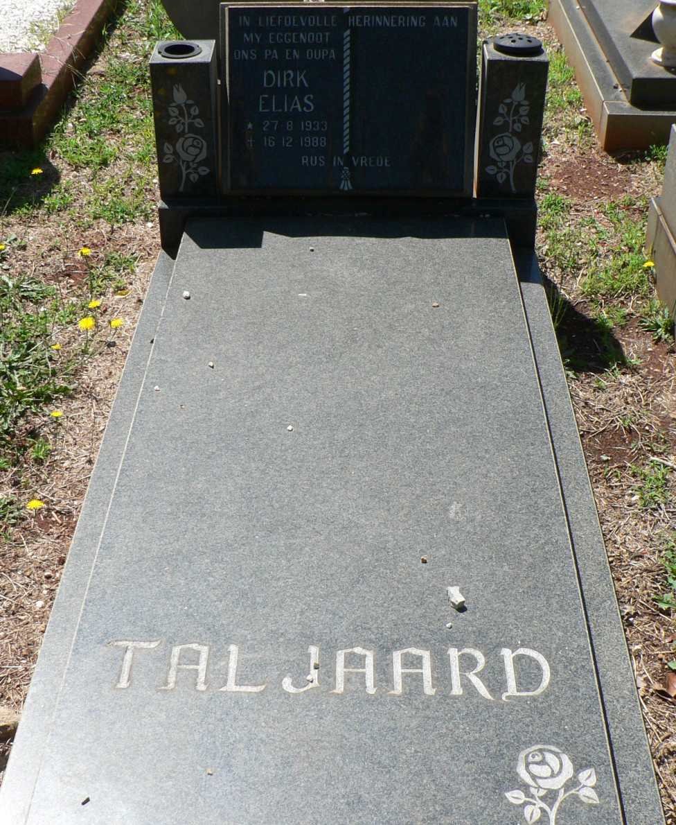 TALJAARD Dirk Elias 1933-1988