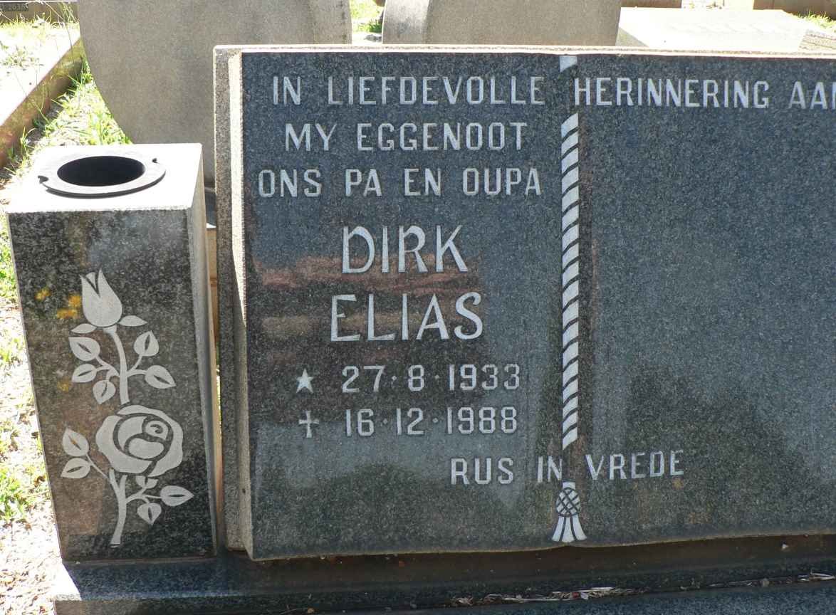 TALJAARD Dirk Elias 1933-1988