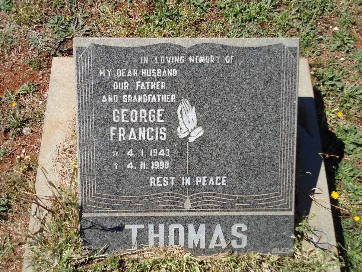 THOMAS George Francis 1943-1990