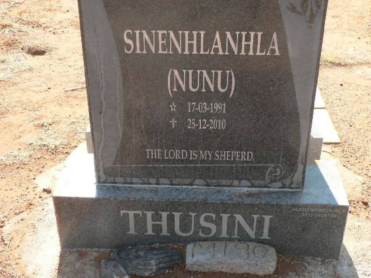 THUSINI Sinenhlanhla 1991-2010