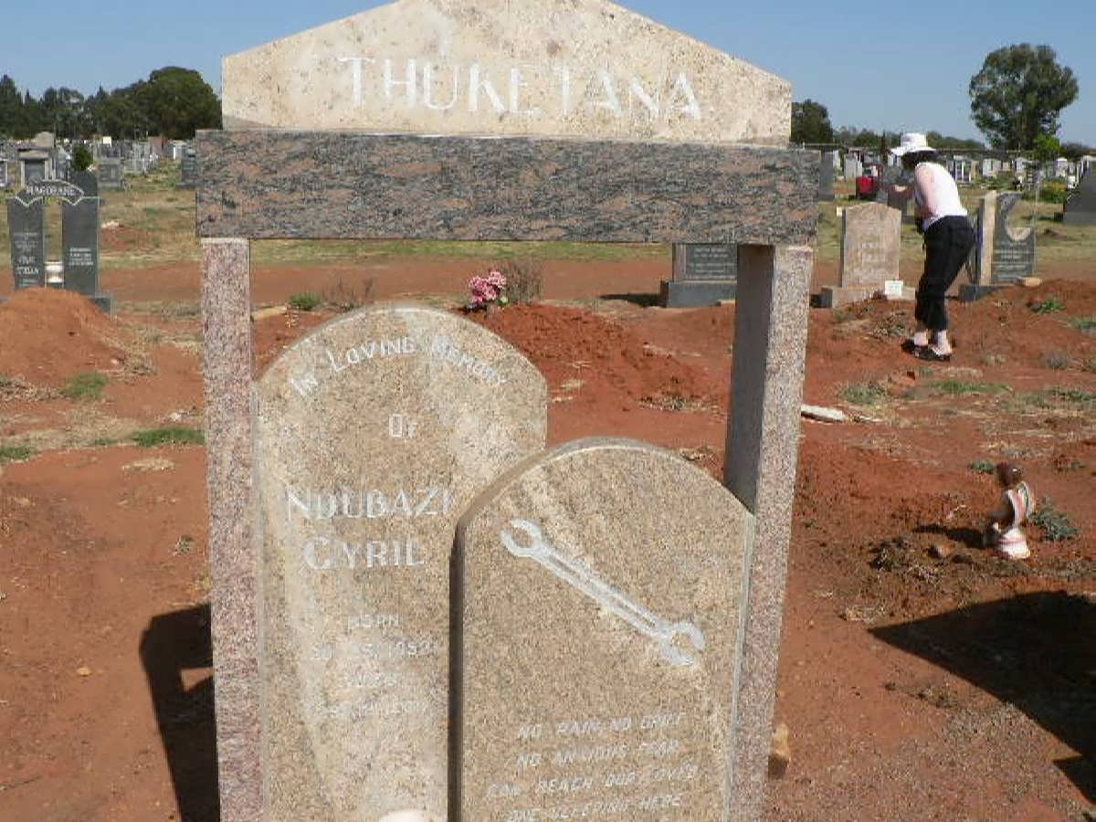 THUKETANA Ndubazi Cyril 1952-2012