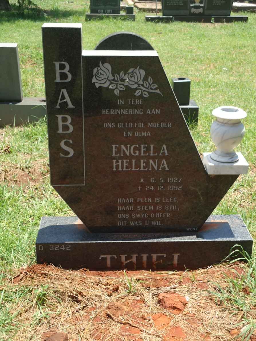THIEL Engela Helena 1927-1992