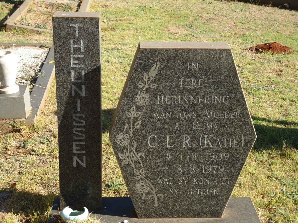 THEUNISSEN C.E.R. 1909-1979
