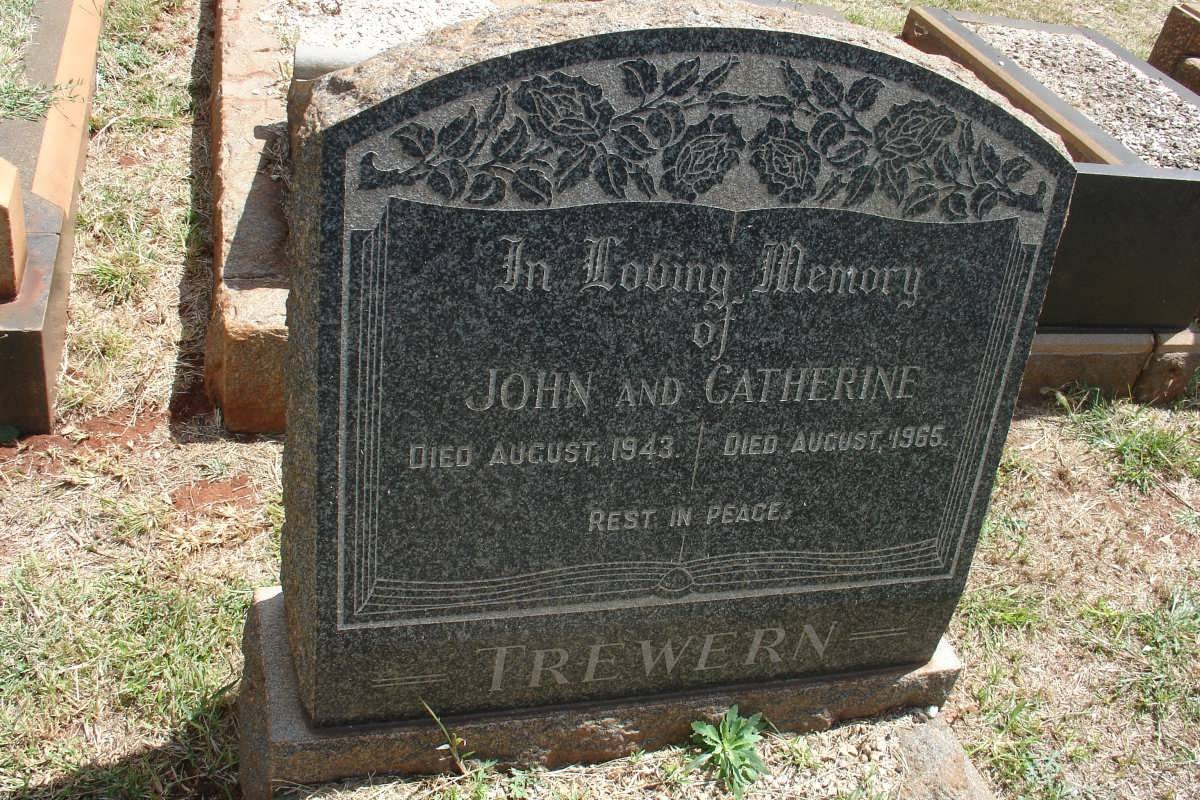 TREWERN John -1943 &amp; Catherine -1965