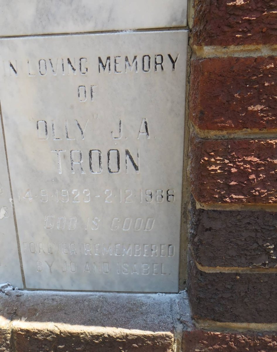 TROON J.A. 1923-1986