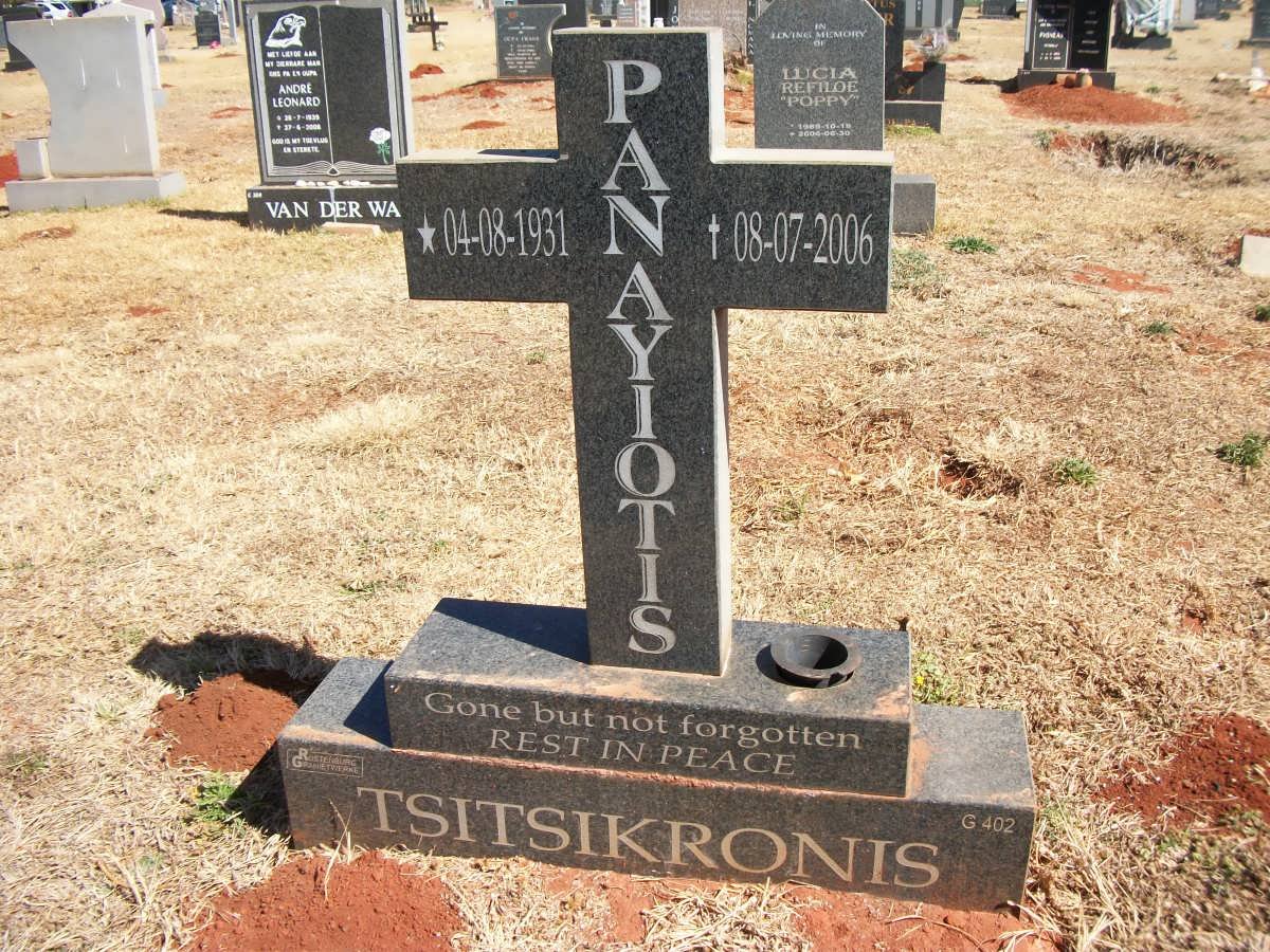 TISTSIKRONIS Panayiotis 1931-2006