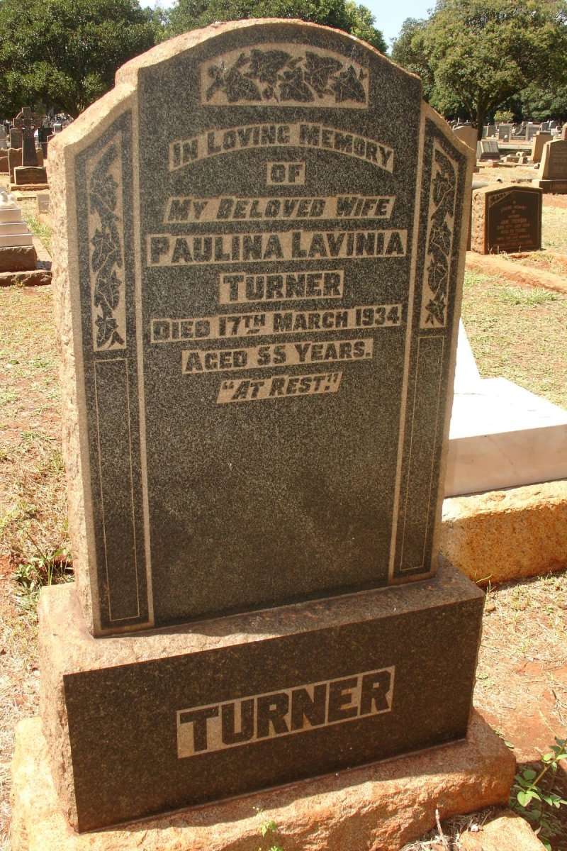 TURNER Paulina Lavinia -1934