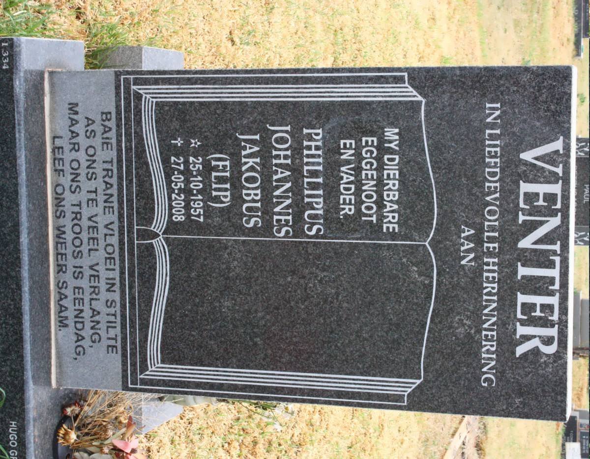 VENTER Phillipus Johannes Jakobus 1957-2008