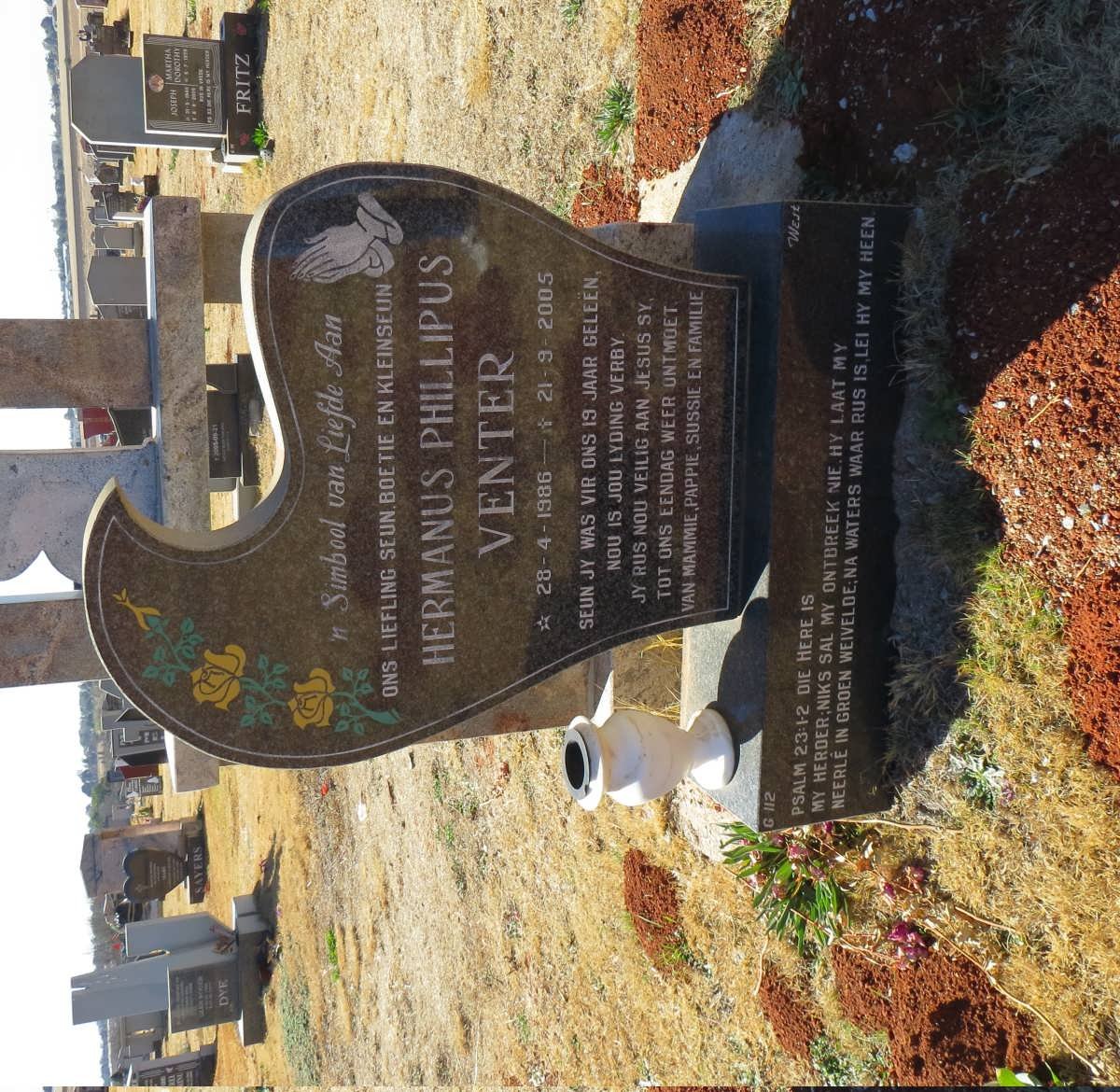 VENTER Hermanus Phillipus 1986-2005