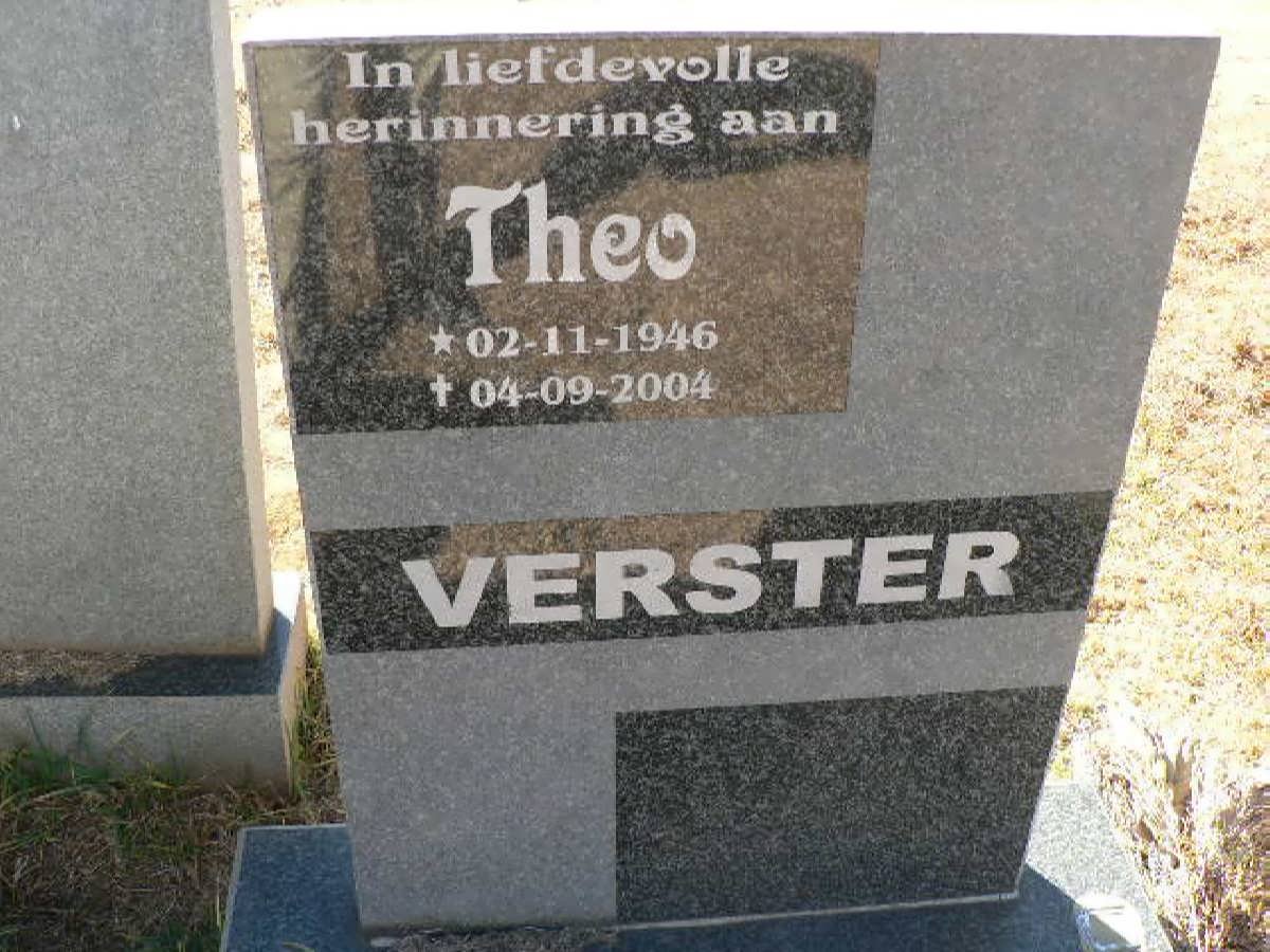 VERSTER Theo 1946-2004