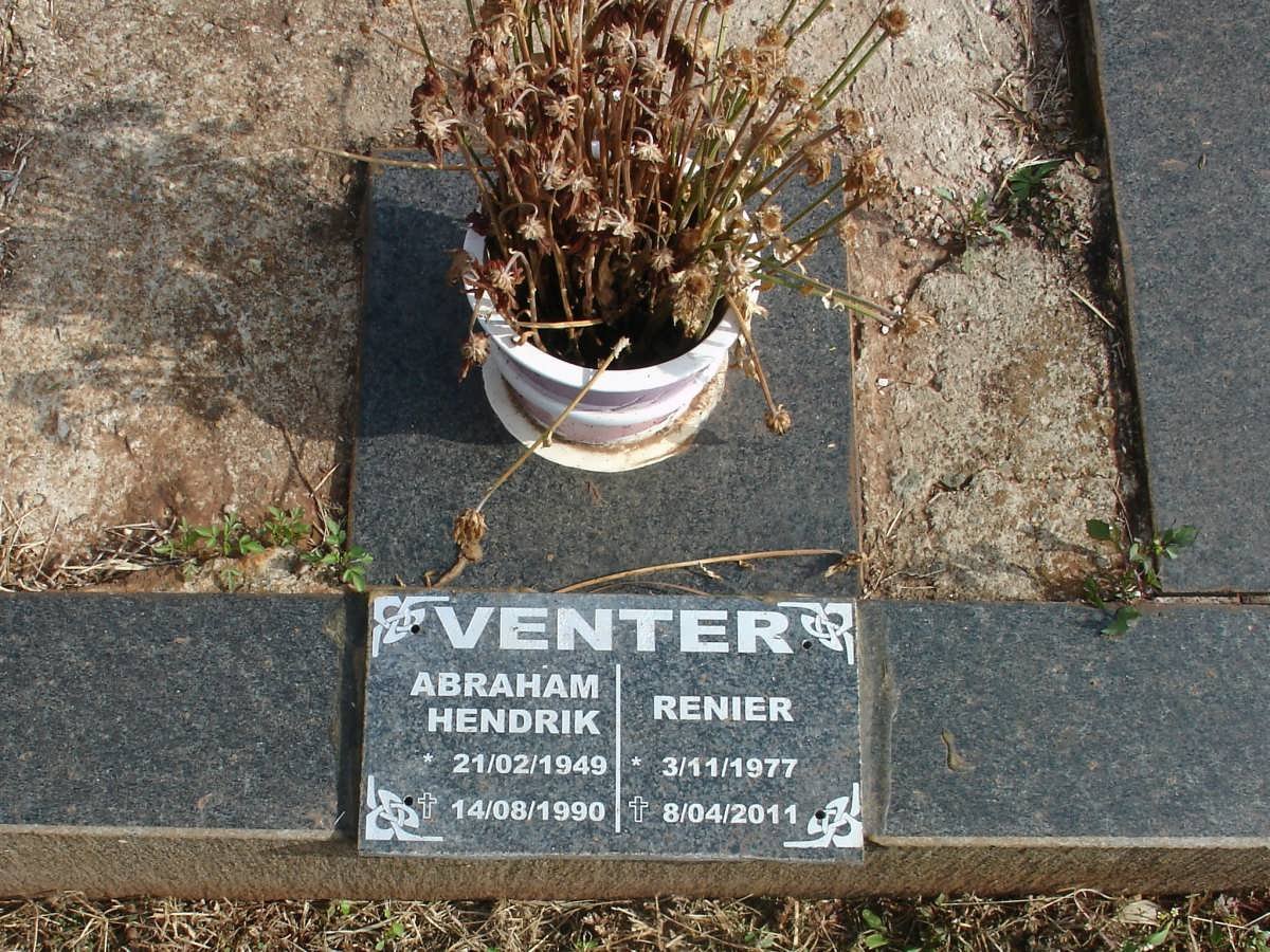 VENTER Abraham Hendrik 1949-1990 :: VENTER Renier 1977-2011