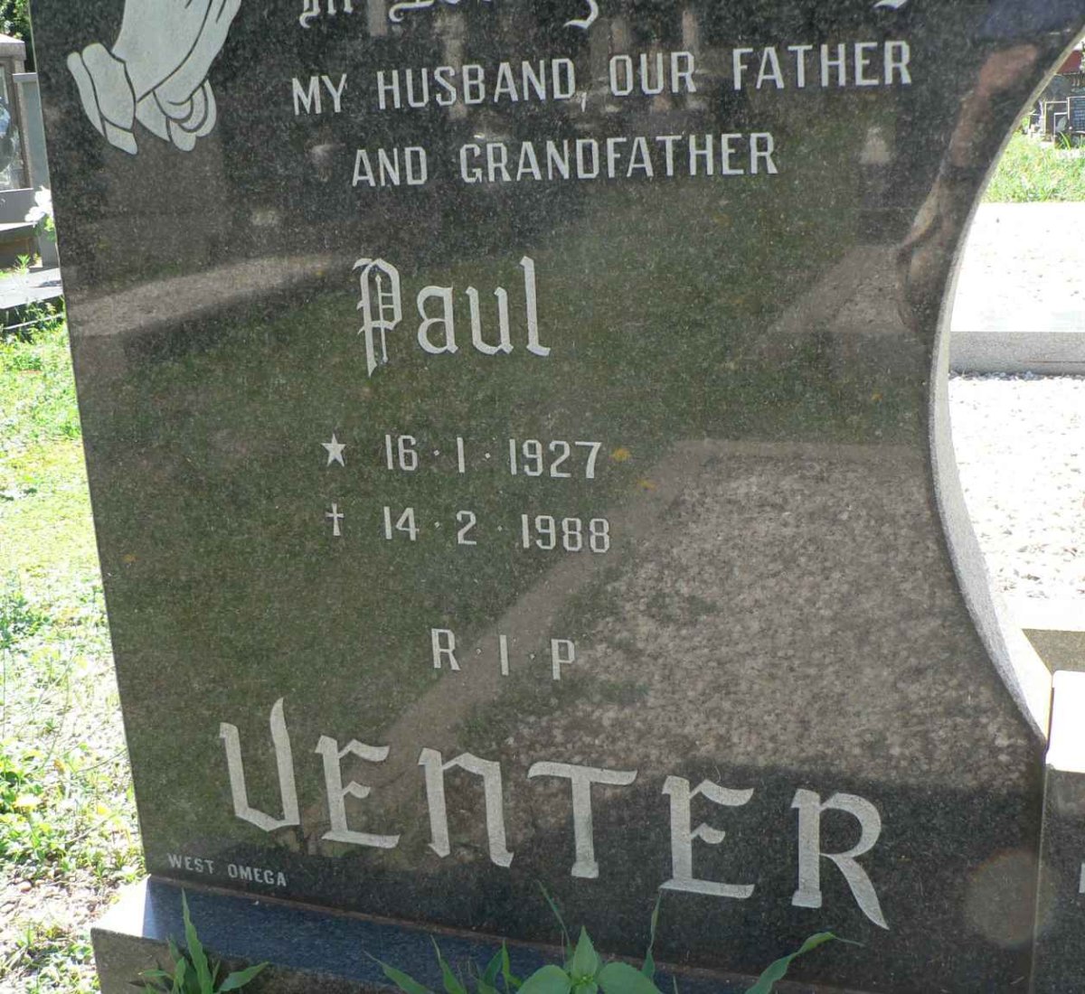 VENTER Paul 1927-1988