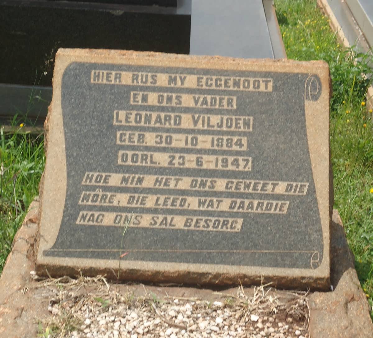 VILJOEN Leonard 1884-1947