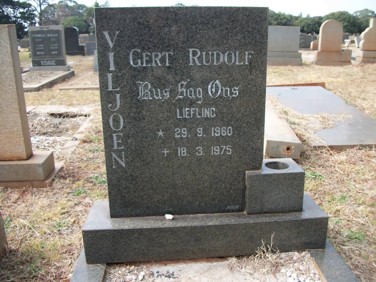 VILJOEN Gert Rudolf 1960-1975