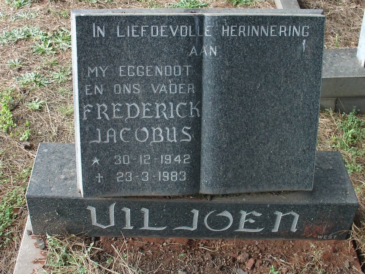 VILJOEN Frederick Jacobus 1942-1983