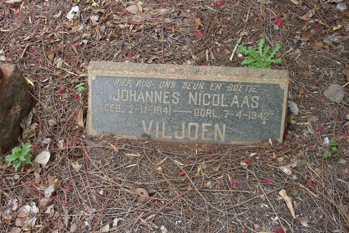 VILJOEN Johannes Nicolaas 1941-1942