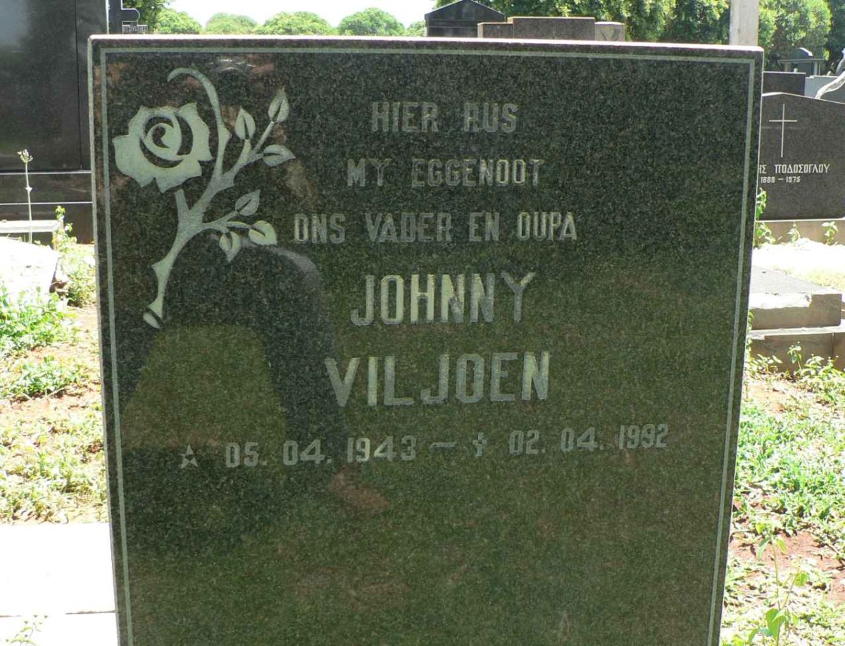 VILJOEN Johnny 1943-1992