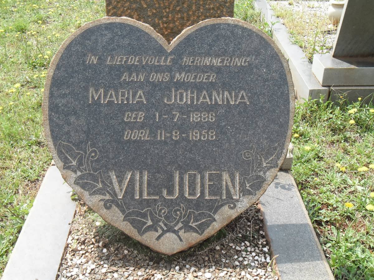 VILJOEN Maria Johanna 1886-1958