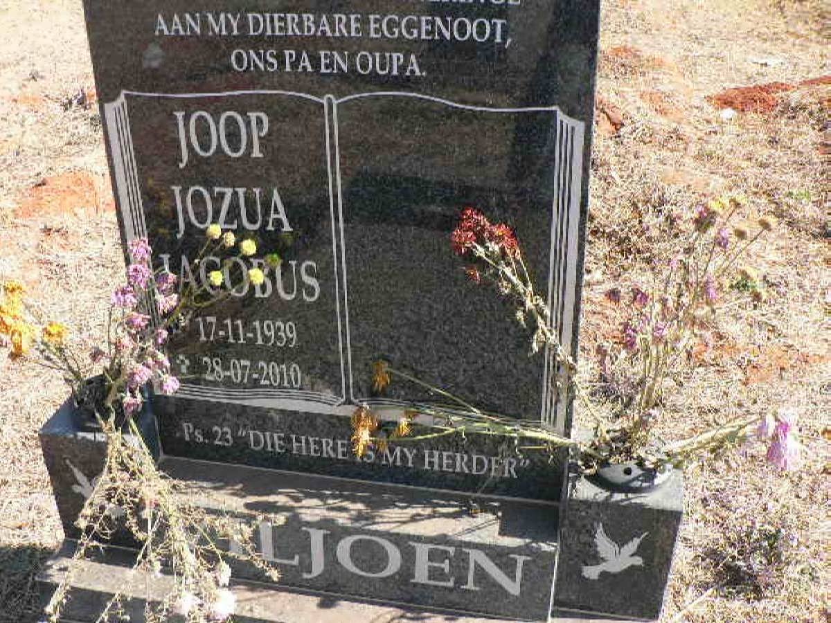 VILJOEN Joop Jozua Jacobus 1939-2010