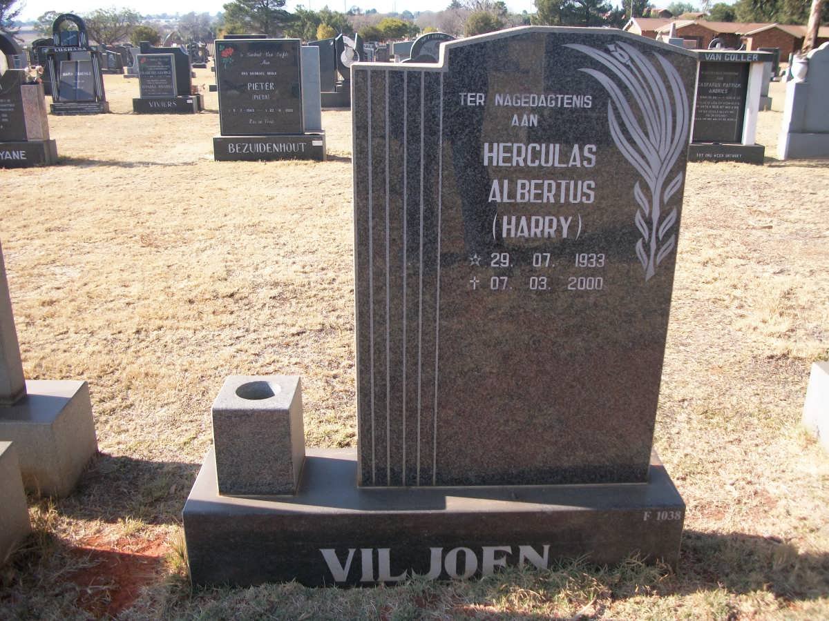 VILJOEN Herculas Albertus 1933-2000