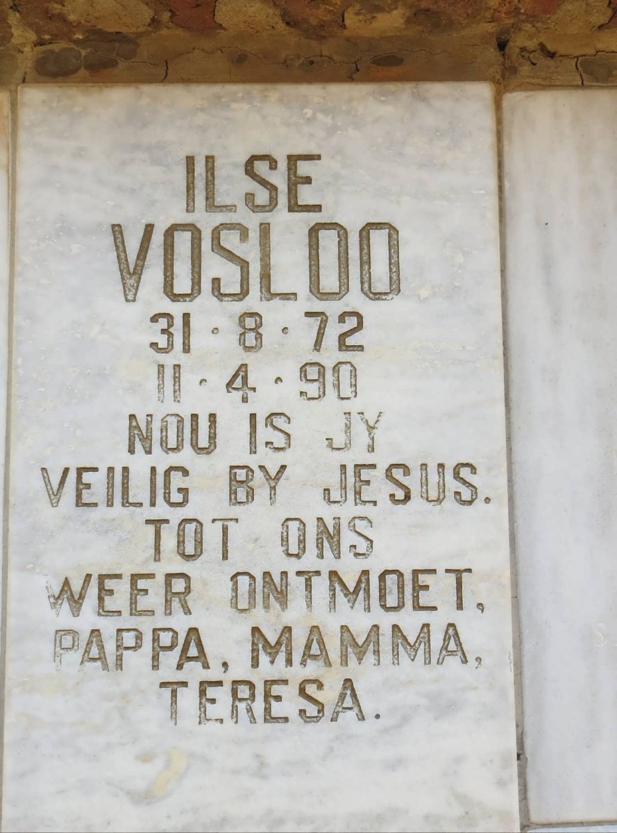 VOSLOO Ilse 1972-1990