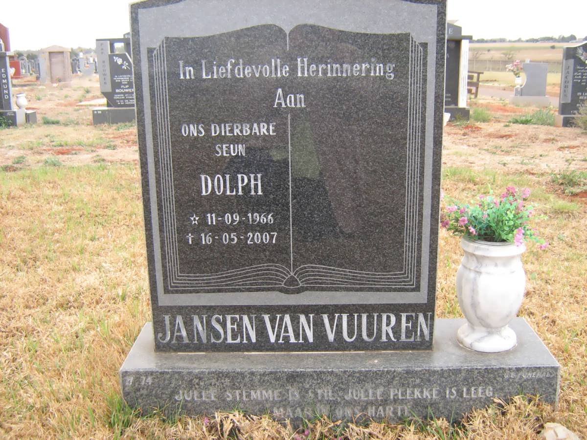 VUUREN Dolph, Jansen van 1966-2007