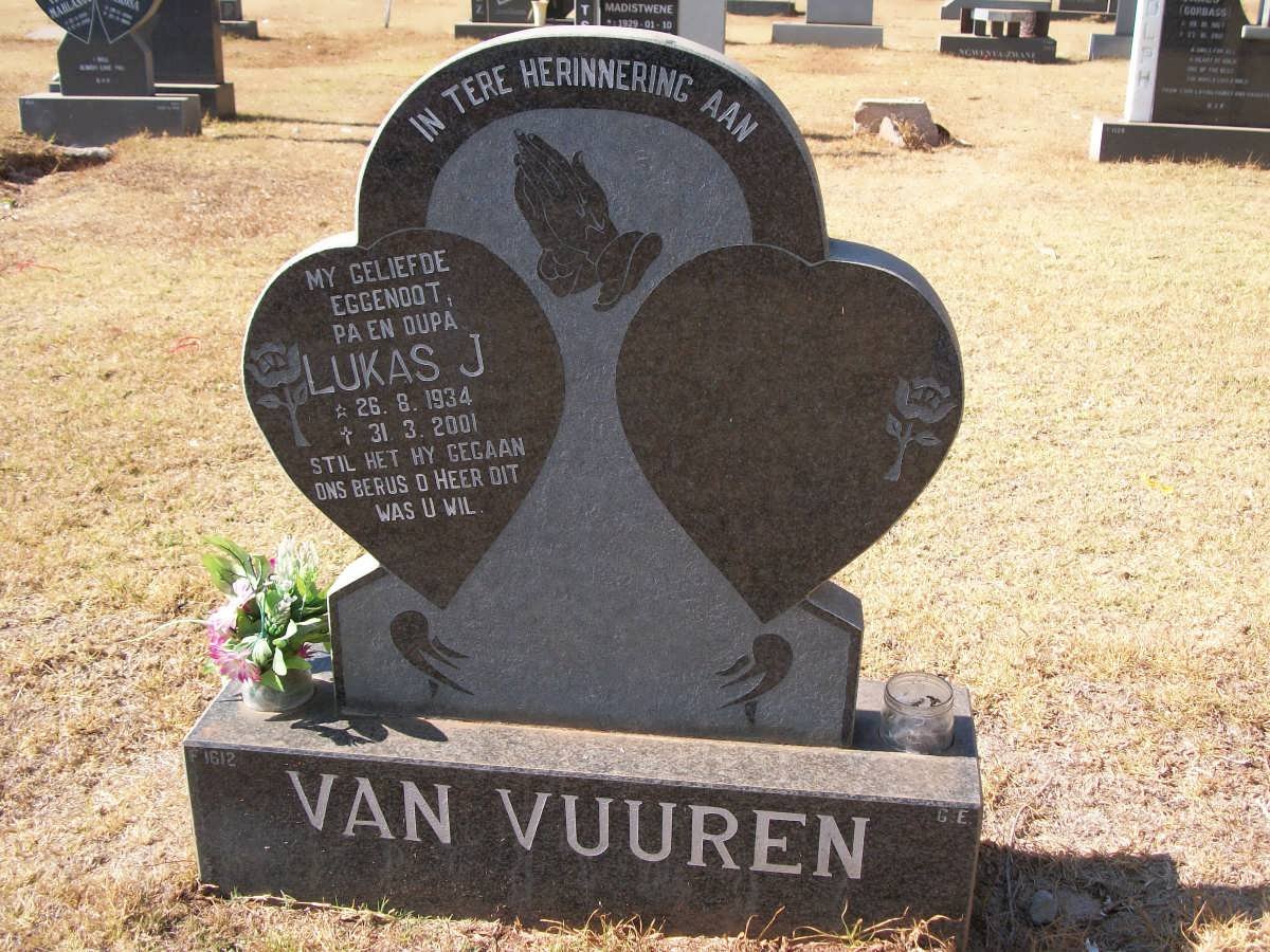 VUUREN Lukas J., van 1934-2001