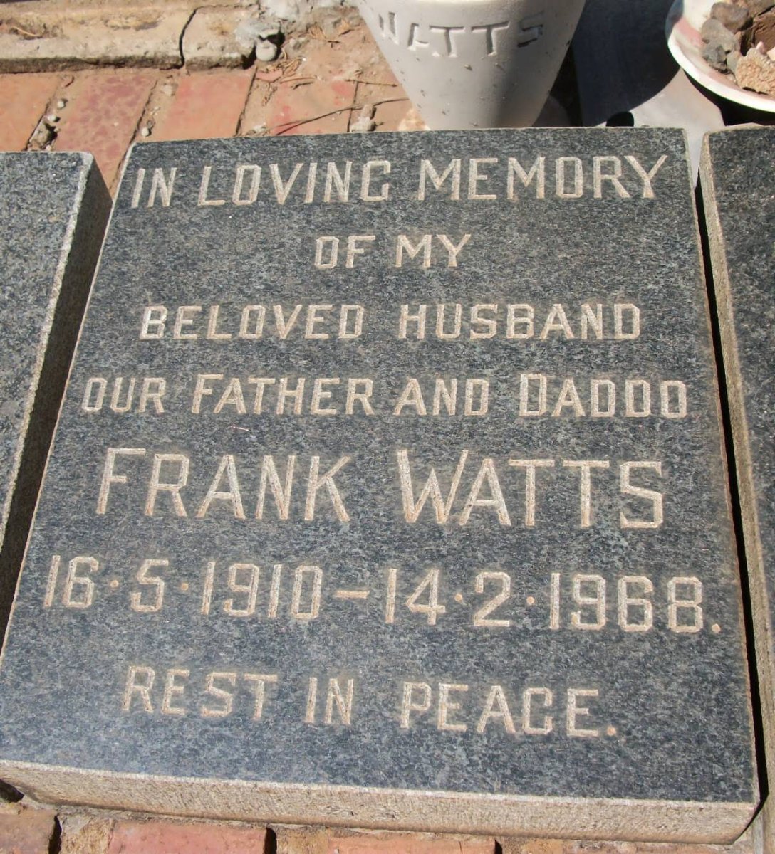 WATTS Frank 1910-1968