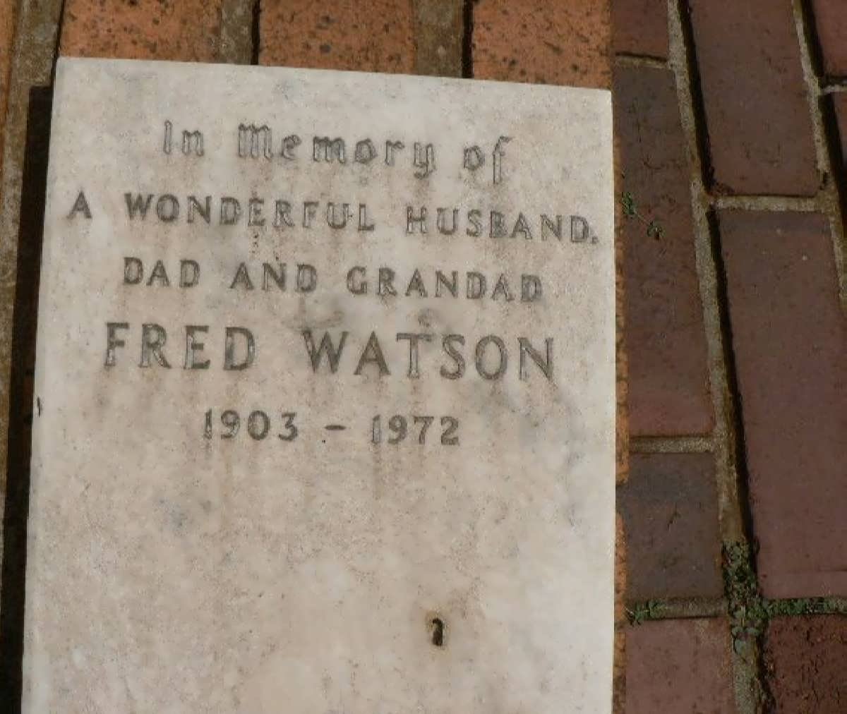 WATSON Fred 1903-1972