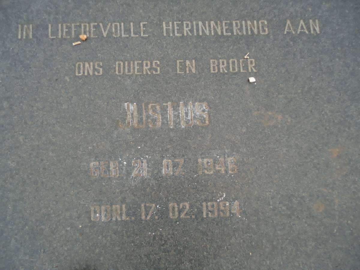 WAAL Justus, de 1946-1994