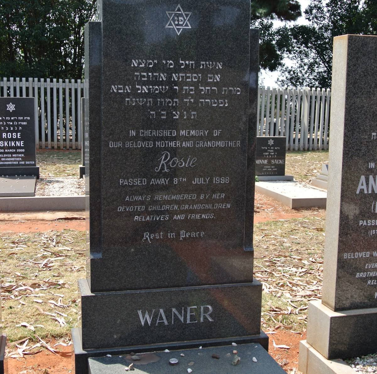 WANER Rosie -1998