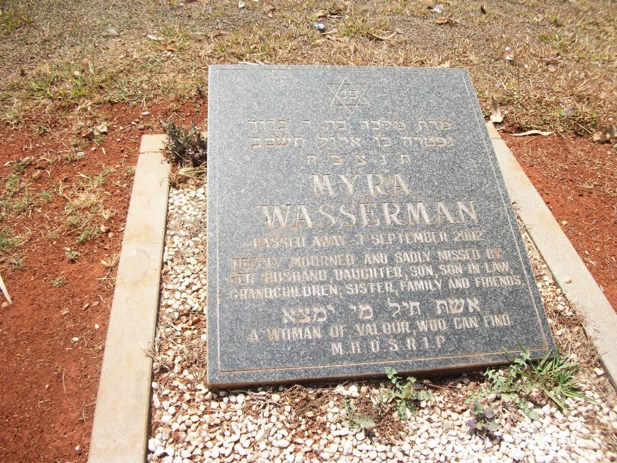 WASSERMAN Myra -2002