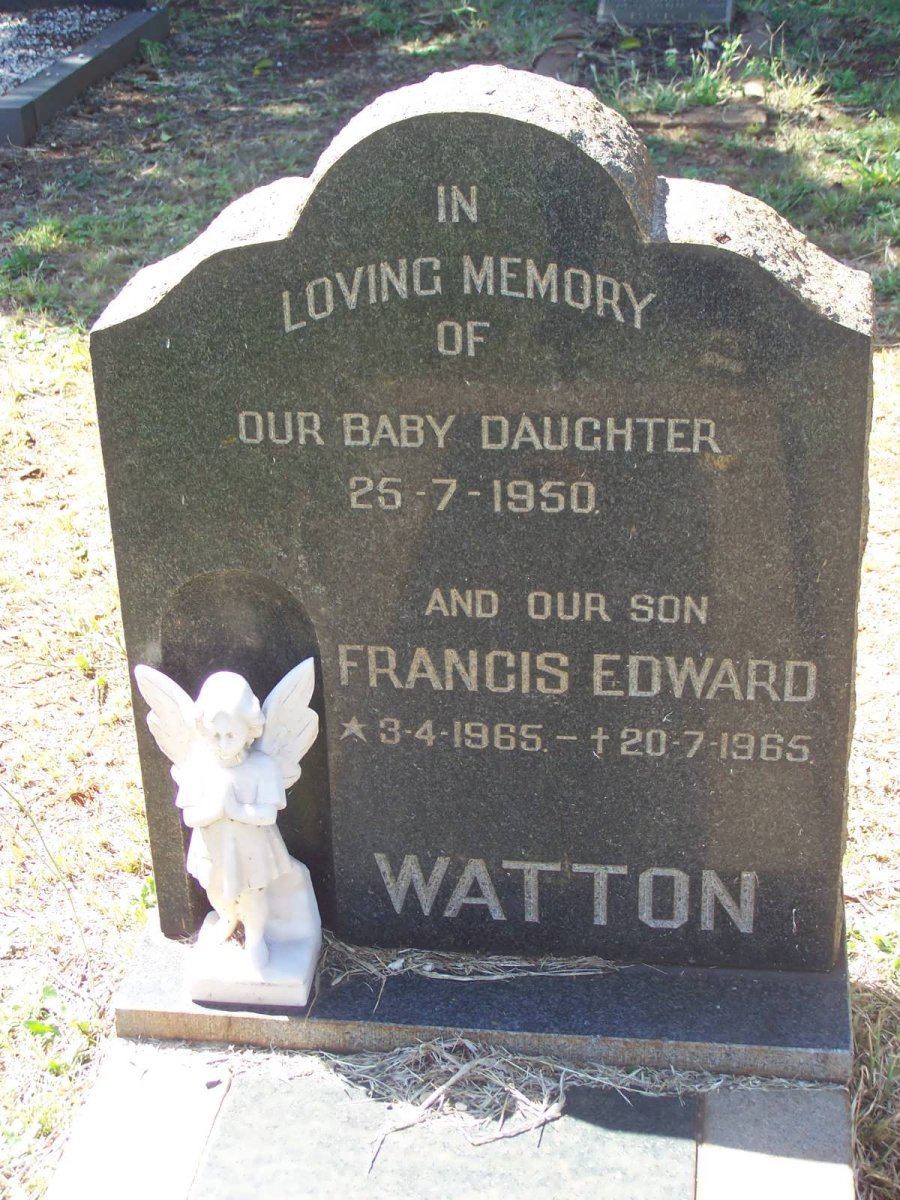 WATTON Baby  -1950 :: WATTON Francis Edward 1965-1965