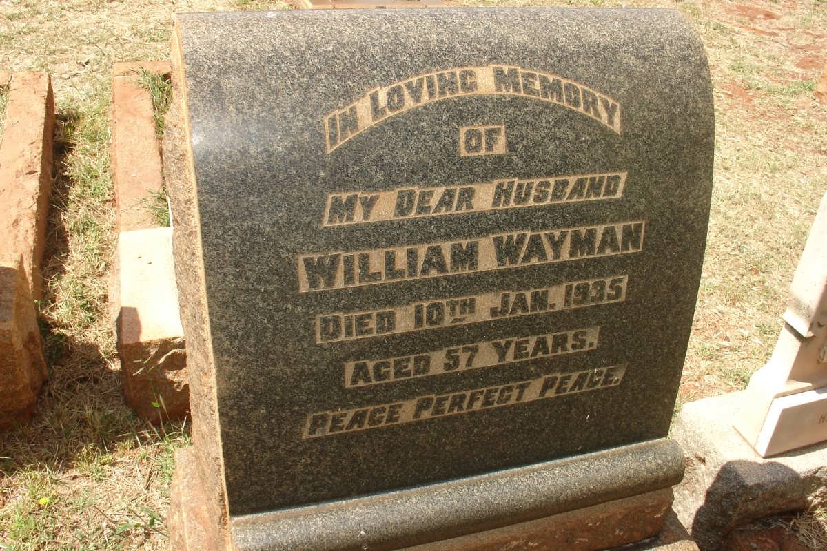WAYMAN William -1935