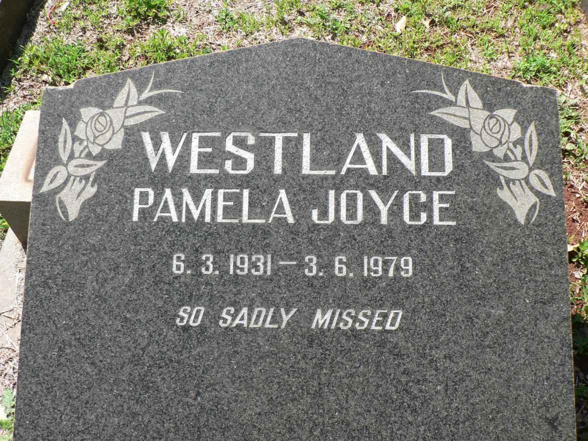 WESTLAND Pamela Joyce 1931-1979