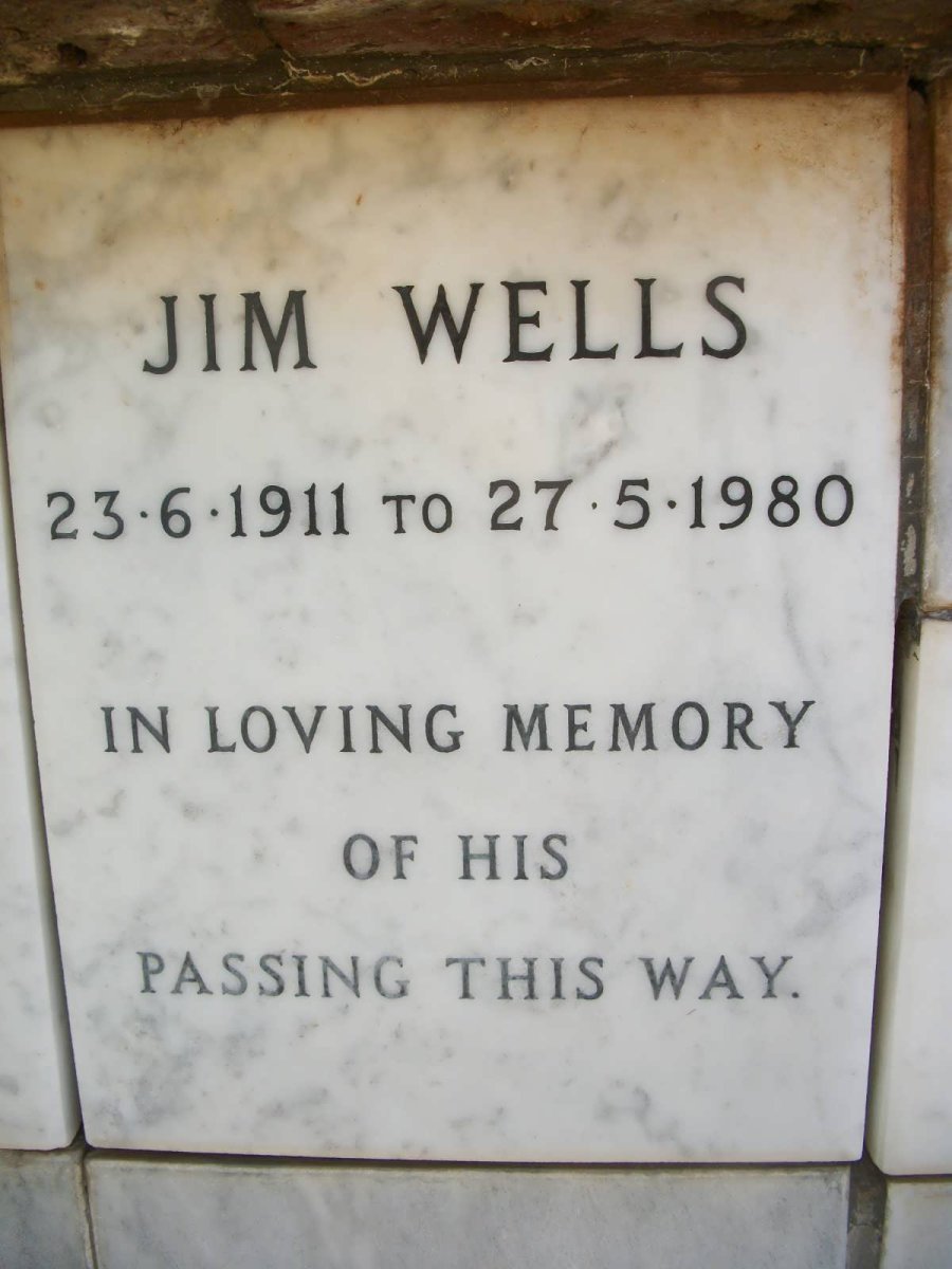 WELLS Jim 1911-1980