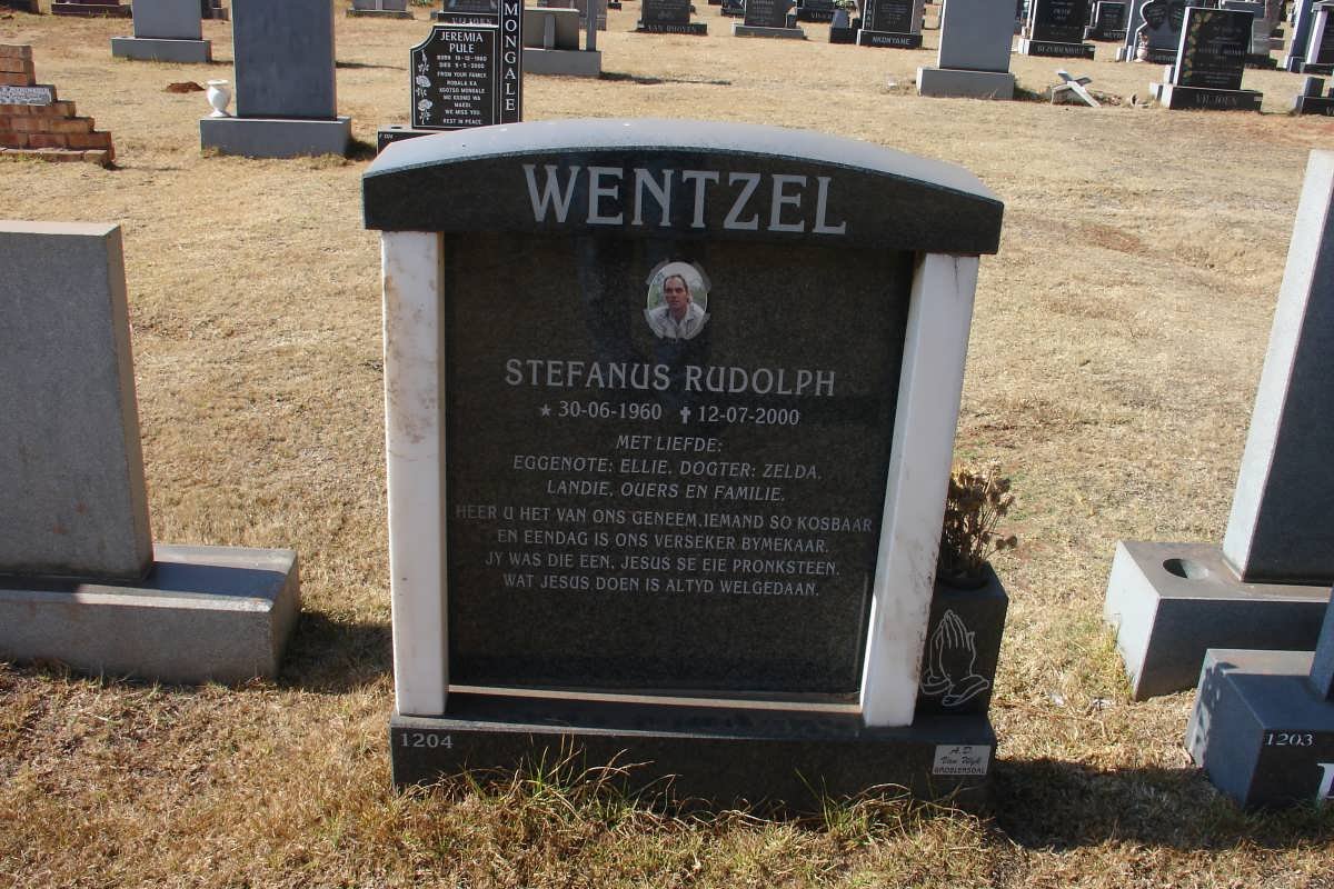 WENTZEL Stefanus Rudolph 1960-2000