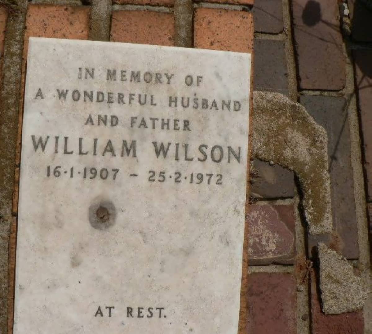 WILSON William 1907-1972