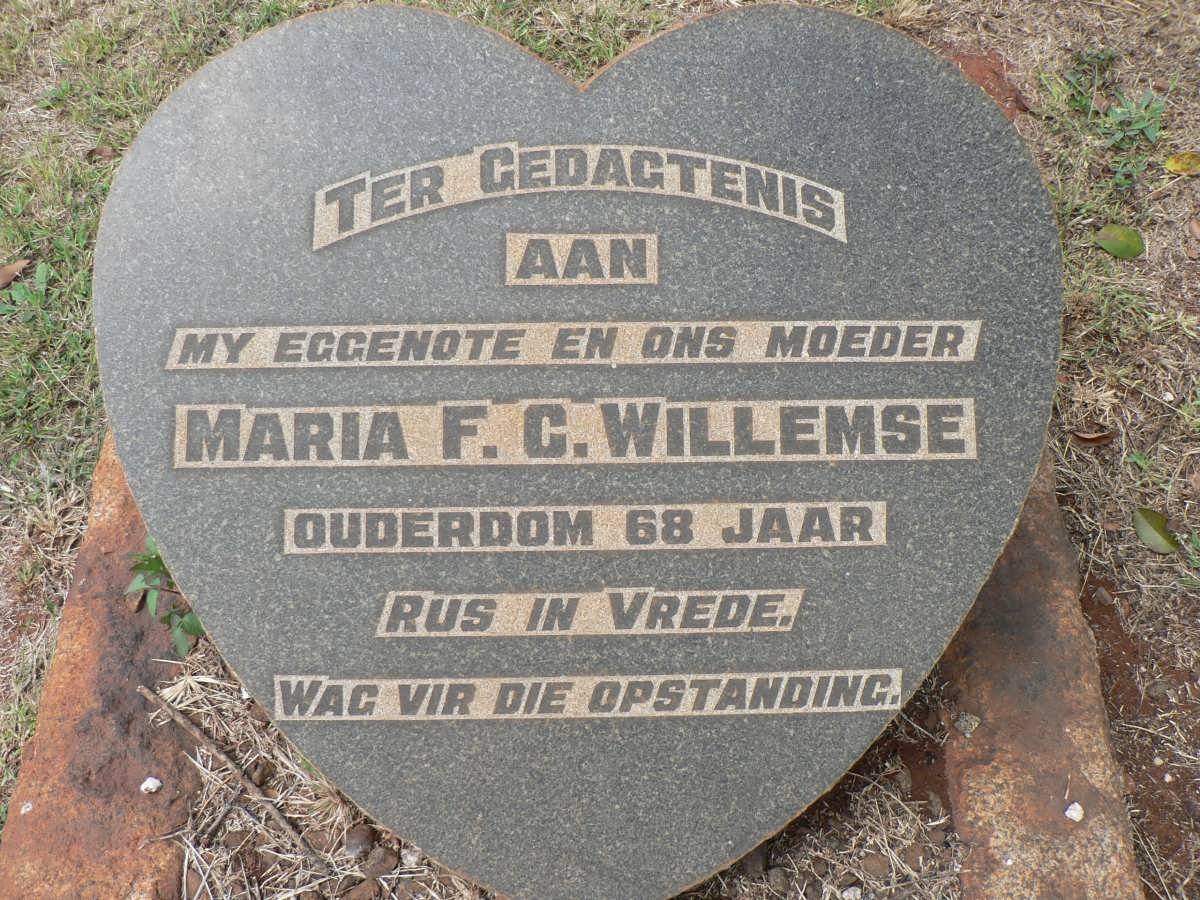 WILLEMSE Maria F.C.