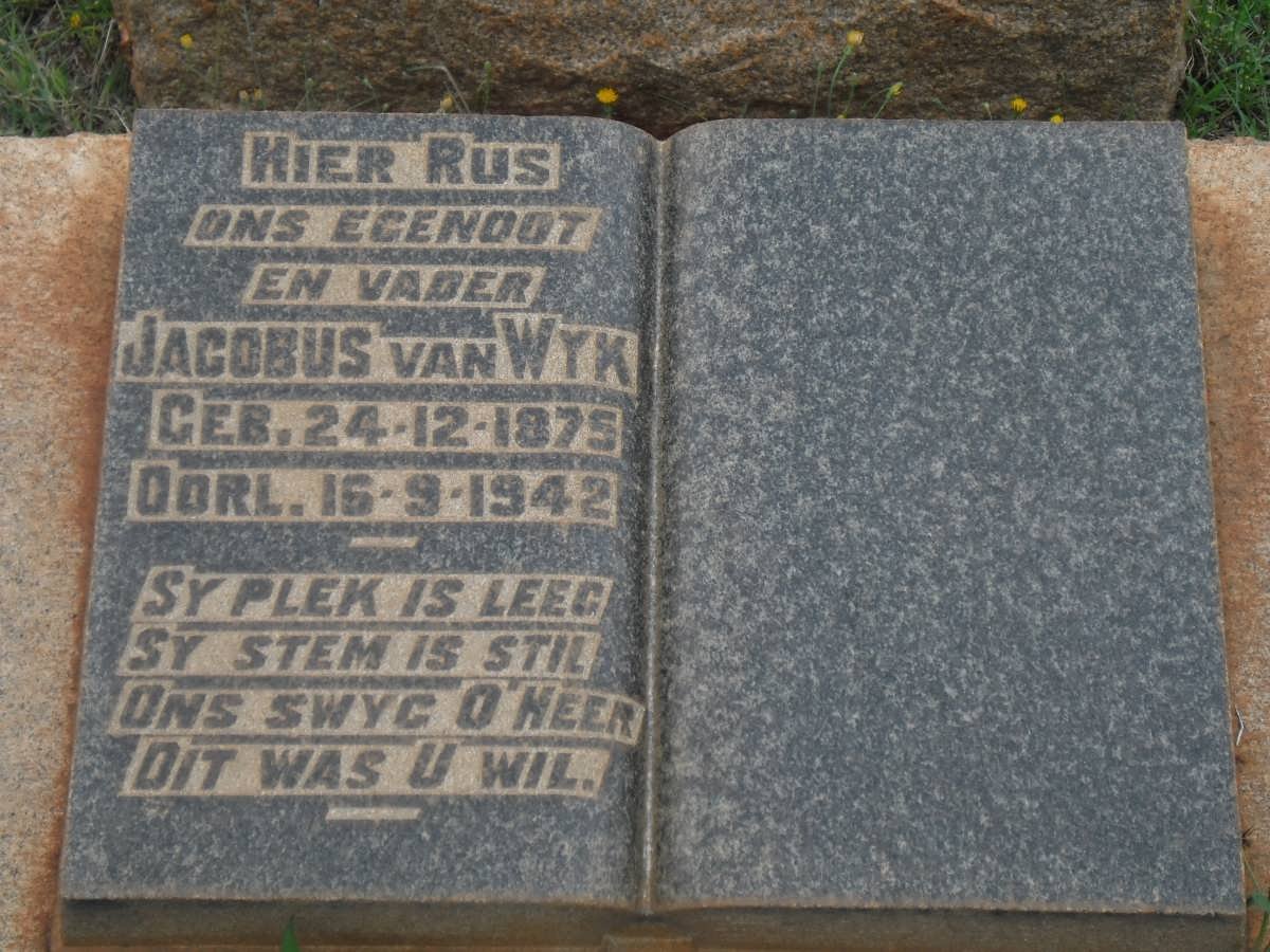 WYK Jacobus, van 1875-1942