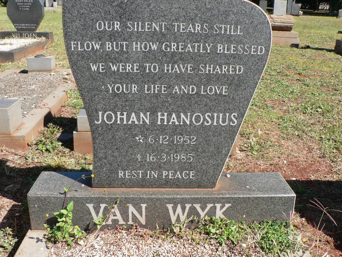 WYK Johan Hanosius, van 1952-1985