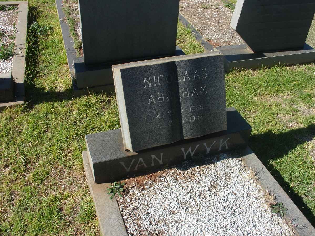 WYK Nicolaas Abraham, van 1925-19?2