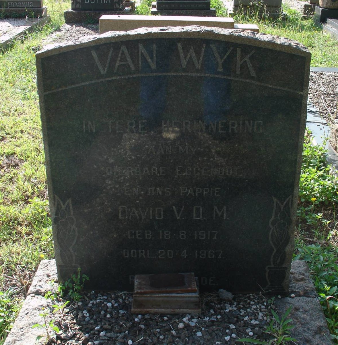 WYK David V.D.M., van 1917-1967
