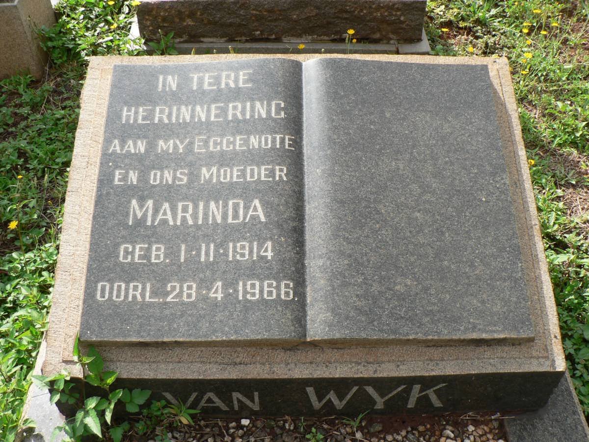 WYK Marinda, van 1914-1966