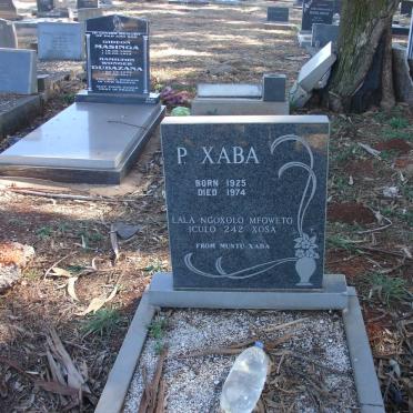 XABA P. 1925-1974