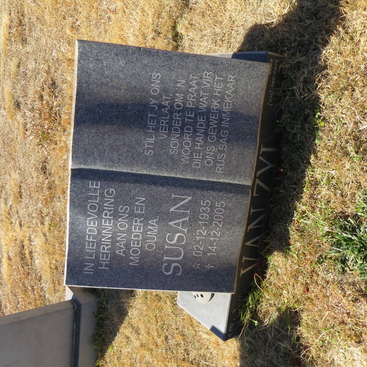 ZYL Susan, van 1935-2005